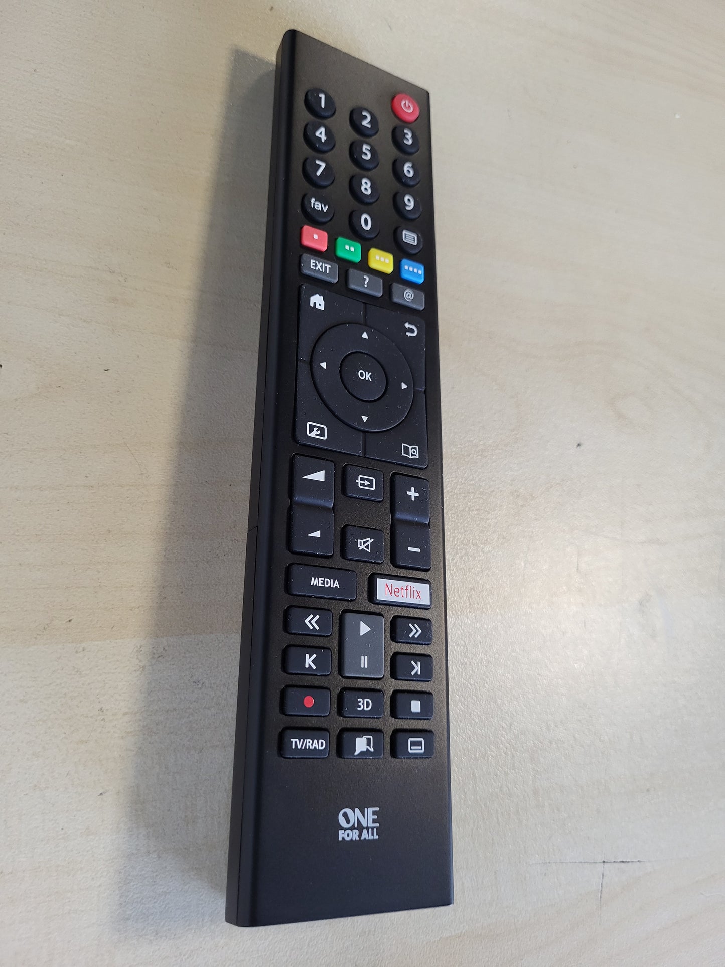 268779 - GRUNDIG TELEKOMANDË PËR TV, URC1915, FUNKSIONON ME TË GJITHA TV-TË/TV-TË SMART, E ZEZË