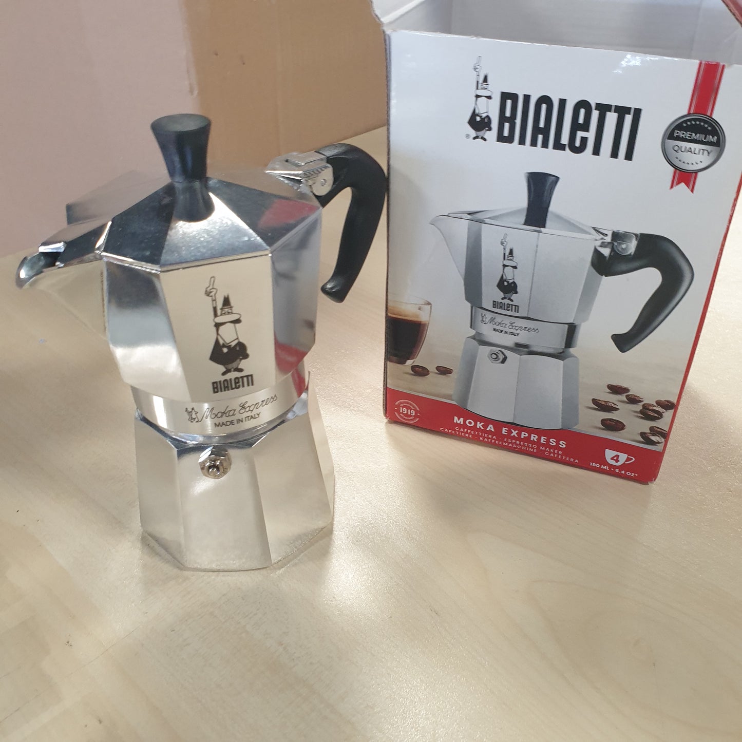 232088 - BIALETTI Makinë kafeje për 4 filxhanë, alumini