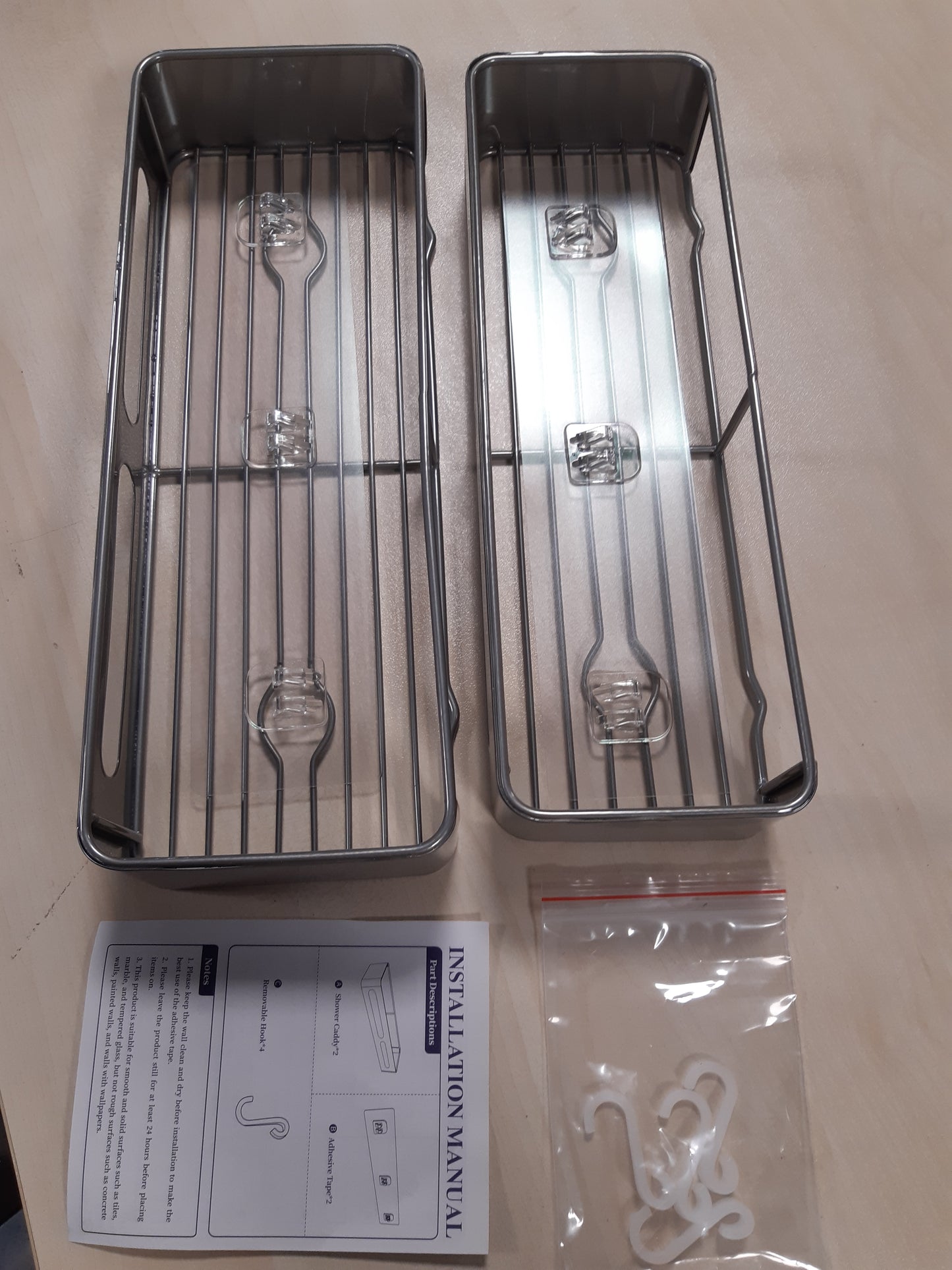 165045 - KITSURE Raft Dushi pa Shpim, Seti 2 Copë, Ngjyra Argjendi