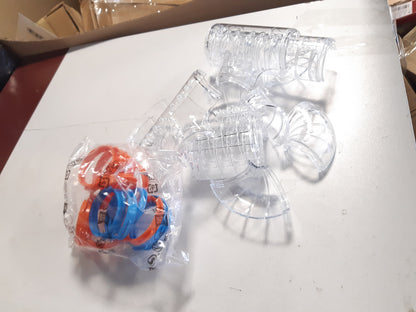214733 - FERPLAST Set tubash për hamsterë, 9 copë, tunele transparente