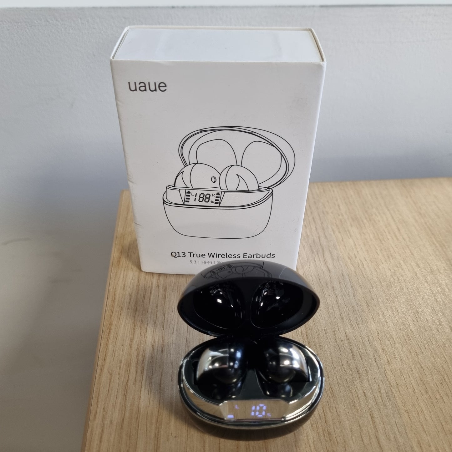 268773 - Kufje pa tel Bluetooth, stereo Bluetooth 5.2, 2 mikrofonë, IPX7 të papërshkueshme nga uji, jetëgjatësi baterie 35 orë, karikim i shpejtë USB-C