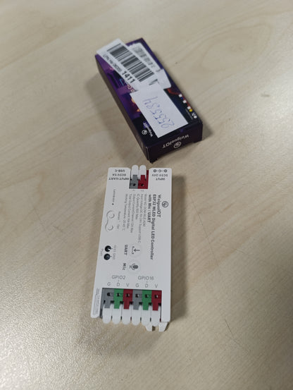 255534 - WEIGUOIOT Kontrollues Shiriti LED Dixhital me Mikrofon, USB-C, 5-24V, Siguresë 16A, Shirit i Adresueshëm RGB RGBW RGBCCT.