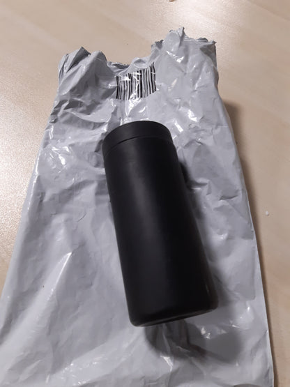 198421 - WENKO Dispenser Sapuni për Enët Easy Squeez-e, i Bërë nga Silikoni i Papërshkueshëm nga Rrjedhja, Kapacitet 250 ml, Madhësia Ø 6 x 14 cm, Ngjyra e Zi