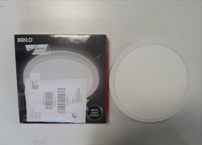 240710 - BRILONER Dritë tavani LED me detektor lëvizjeje, rreze veprimi 3 m, IP44, dritë e bardhë neutrale, 24x3 cm