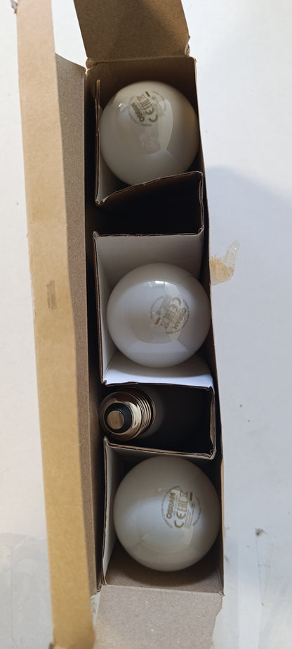 223201 - OSRAM Llambat LED, 5 llamba, 60W zëvendësim, E27, 2700K, xham i mbuluar me acar, klasë efikasiteti A