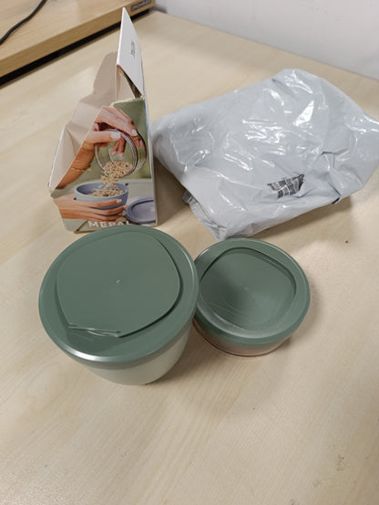 219727 - Mepal Filxhan për musli, filxhan praktik për kos - ndarje për kos dhe musli - i përshtatshëm për frigorifer, mikrovalë dhe lavastovilje - 500 ml + 200 ml - Nordic Sage