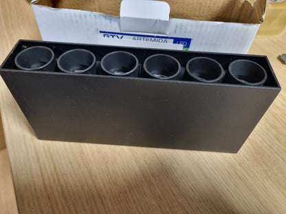 141598 - Ndriçues LED ARTEMIDA, 15 W, 1420 lm, 4000K, IP20, drejtkëndor, i zi