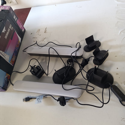 213259 - WIZ Shirita Dritash me Gradient - RGBIC Shfaq Ngjyra të Shumëfishta - Vendosje e Gjithanshme - Lidhet me Wi-Fi - Kontroll me Aplikacion/Zër