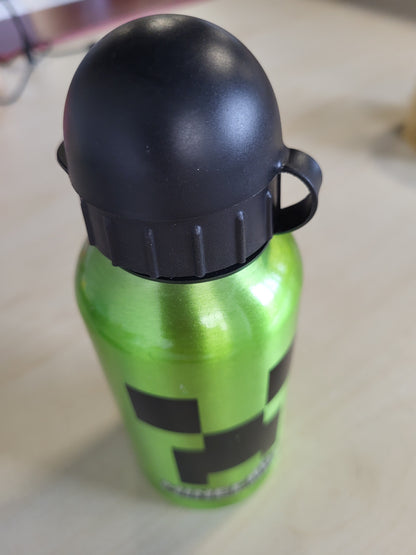 198631 - MINECRAFT Shishe Alumini për Fëmijë, Ujë e Ripërdorshme, 400ml