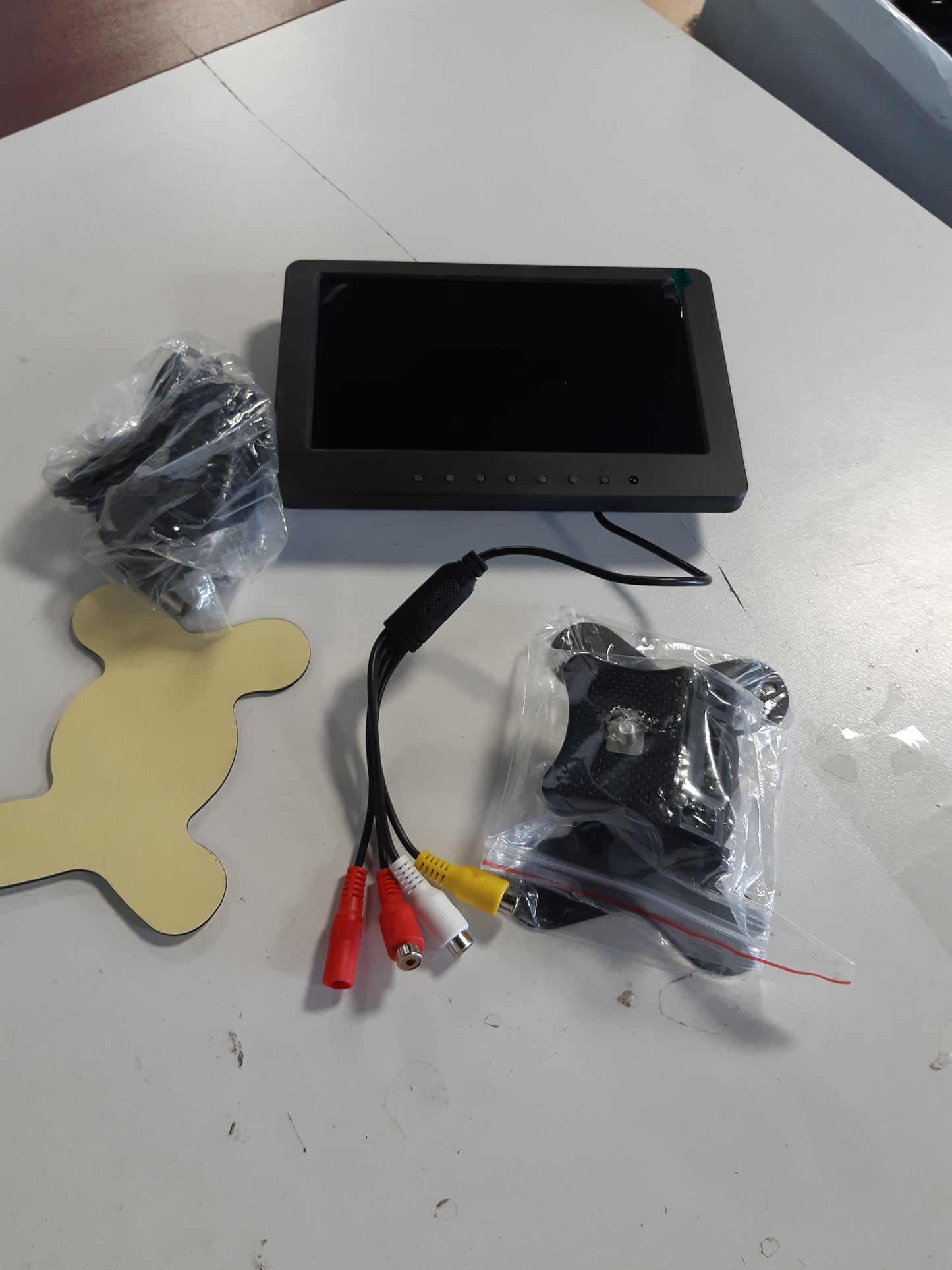 266268 - DOOCOOLER | Monitor 7 inç TFT LCD 16:9 1024*600 BNC AV Video Audio për PC Siguri VCD DVD EU Plug