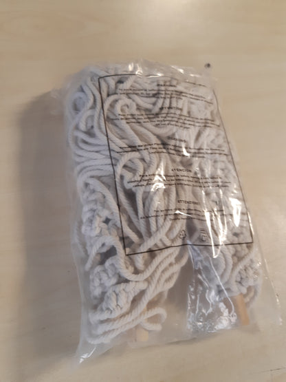 224596 - DAHEY Varëse Muri Macrame, 41.9 cm Gjatësi x 25.4 cm Gjerësi, e Vogël