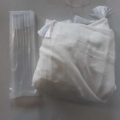 255956 - JOYSWAHL PERDE ROMAKE ME PAMJE LIRI, GJERSIA X LARTËSIA: 120X140CM, NGJYRË E BARDHË, 1 COPË, DIMENSIONE: N/A, PESHA: N/A