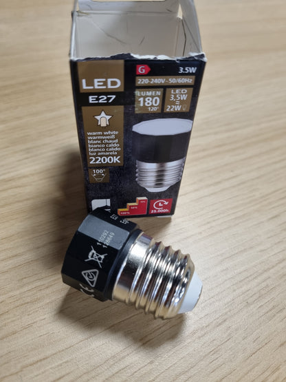 216181 - EGLO Llambë LED E27, e errësueshme, 3.5 vat, 2200 Kelvin, Ø 3.2 cm