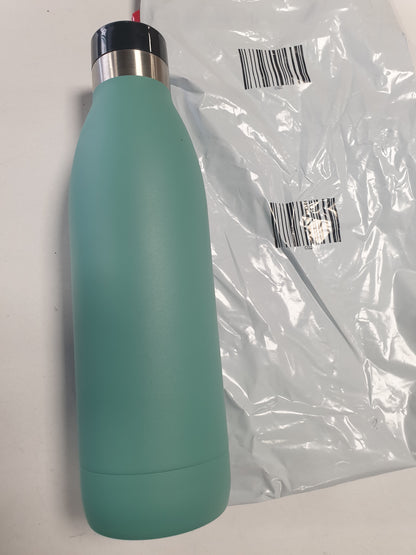 256572 - EMSAS BLUDROP - Shishe uji e izoluar, 0.7 litra, 100% e papërshkueshme nga rrjedhjet, mbyllje me shtypje të shpejtë, 360° përvojë pirjeje, mban pijet të ngrohta për 12 orë, të ftohta për 24 orë, çelik inox, N31110