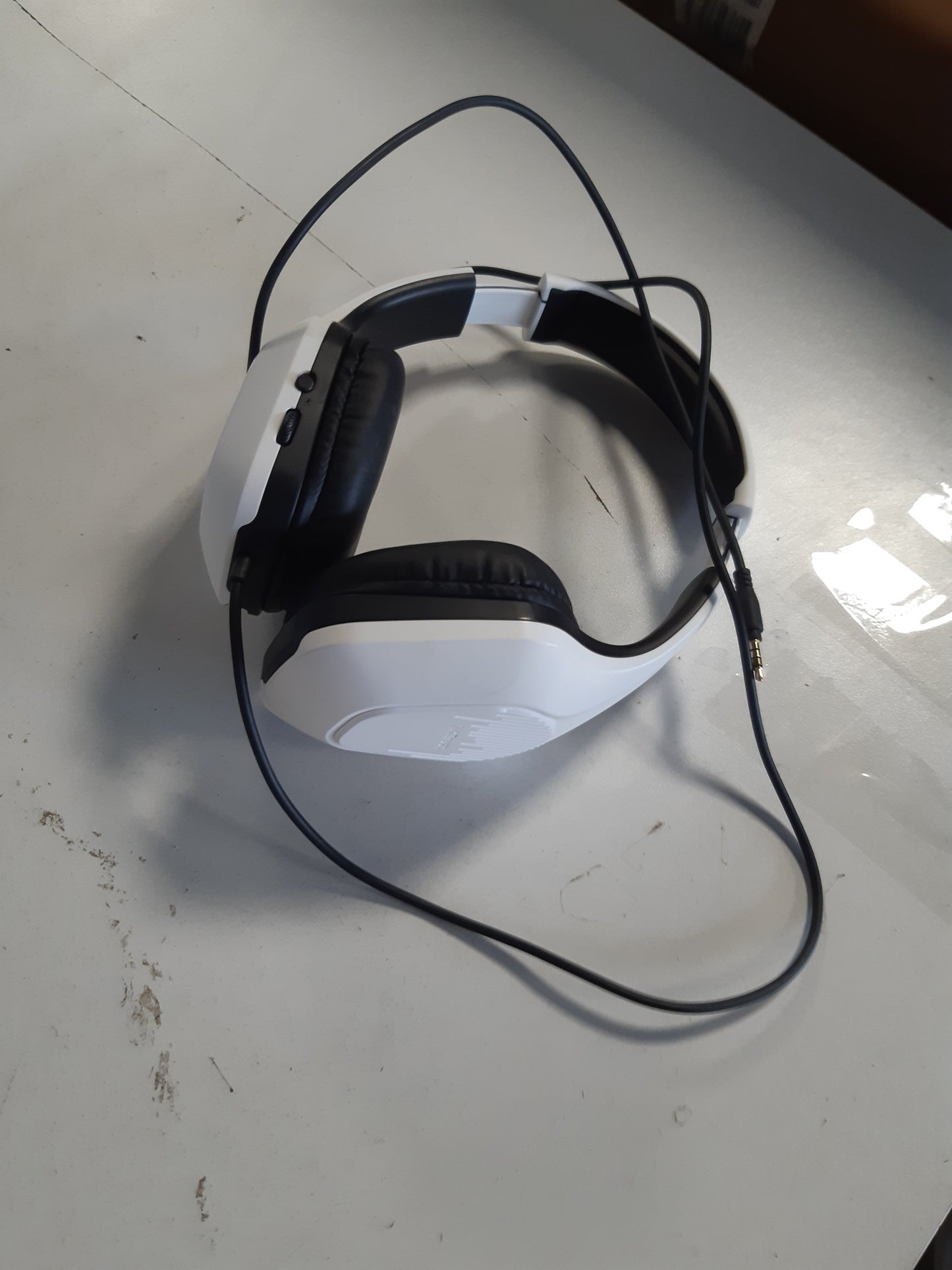 266917 - GXTrust Kufje të Lehta për Lojëra 415PS Zirox për PlayStation 5 me Drajverë 50 mm, Prizë Audio 3.5 mm, Kabllo 1.2 m, Shirit Koke i Rregullueshëm, Kufje PS5 me Mikrofon Mbi Vesh - të Bardha
