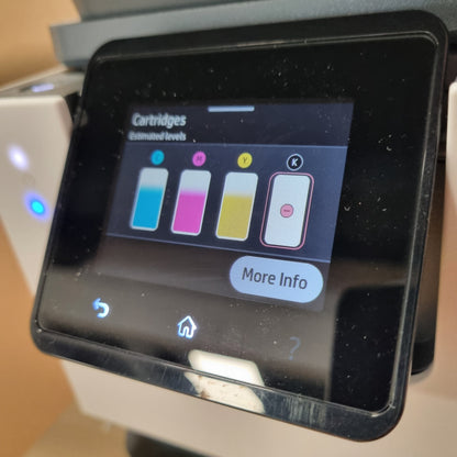 267597 - HP Printer shumëfunksional OfficeJet Pro 9120e, 6 muaj printim falas me bojë të menjëhershme, printer, skaner, fotokopjues, faks, Wi-Fi, LAN, printim në të dyja anët, AirPrint, gri dhe i bardhë