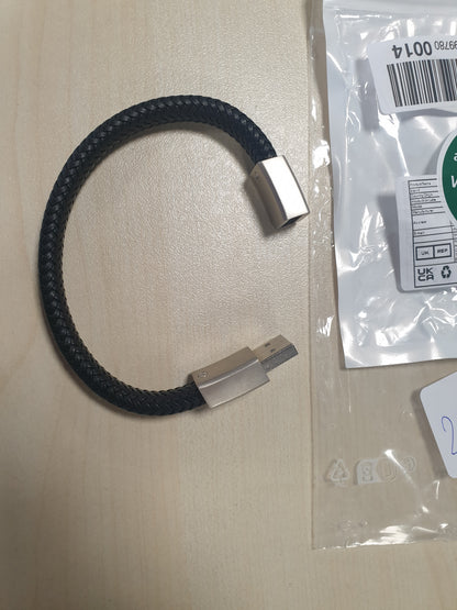266596 - TYNERZA Rrip dore prej lëkure PU 128GB USB 2.0 Flash Drive Memory Stick për ruajtjen e të dhënave
