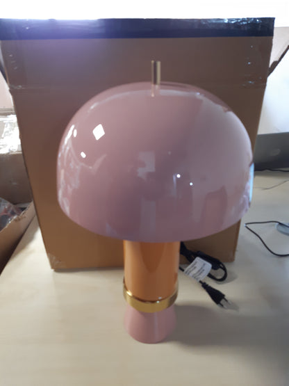 175047 - KARE DESIGN Llambë Tavoline Josy Metalike Rozë, Ari, Portokalli, për Zyrën, Dhomën e Ndenjeje, Dhomën e Gjumit, 51x30x30cm (L x G x Th), Llamba Nuk Përfshihet