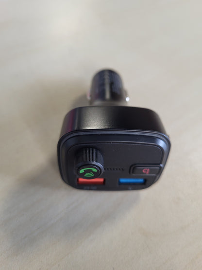 269080 - GIZMOVINE Transmetues FM Bluetooth për Makina, Adaptor Çakmaku, USB C PD 30W + QC3.0 18W, MP3 Player