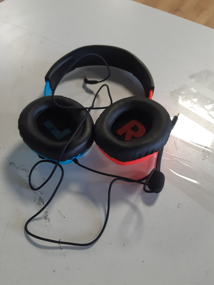 266372 - JBL QUANTUM 100N – KUFJE PËR LOJËRA ME TEL, MIKROFON I SHKËPUTSHËM, QUANTUMSURROUND SIGNATURE, E KUQE DHE BLU