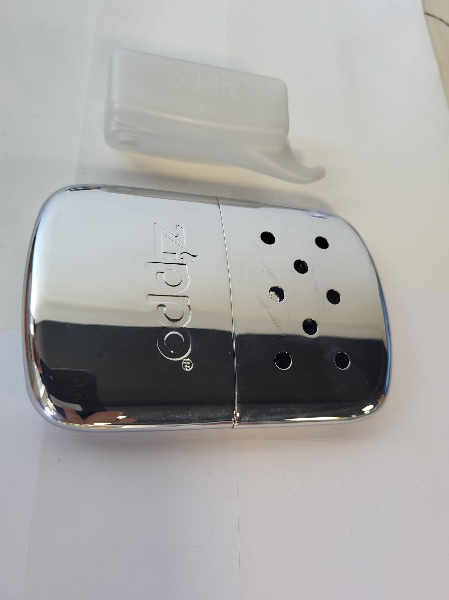 221905 - ZIPPO Ngrohës duarsh - 12 orë nxehtësi - Mund të mbushet me lëng çakmaku - Ripërdorueshëm - Ngrohës xhepi - Krom me lustër të lartë