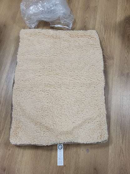 214788 - EHEYCIGA Shtrat ortopedik për qen të madhësisë mesatare 91 x 68 x 9 cm, i larëshëm