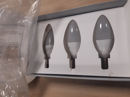 121583 - LEDVANCE LED Llambë Inteligjente me Teknologji WiFi, Bazë E14 Optike Matt, Ngjyra RGBW të Ndryshueshme, 470 Lm, Ngjyrë Drite e Ndryshueshme 2700K-6500K, Paketim me 3 Çupa