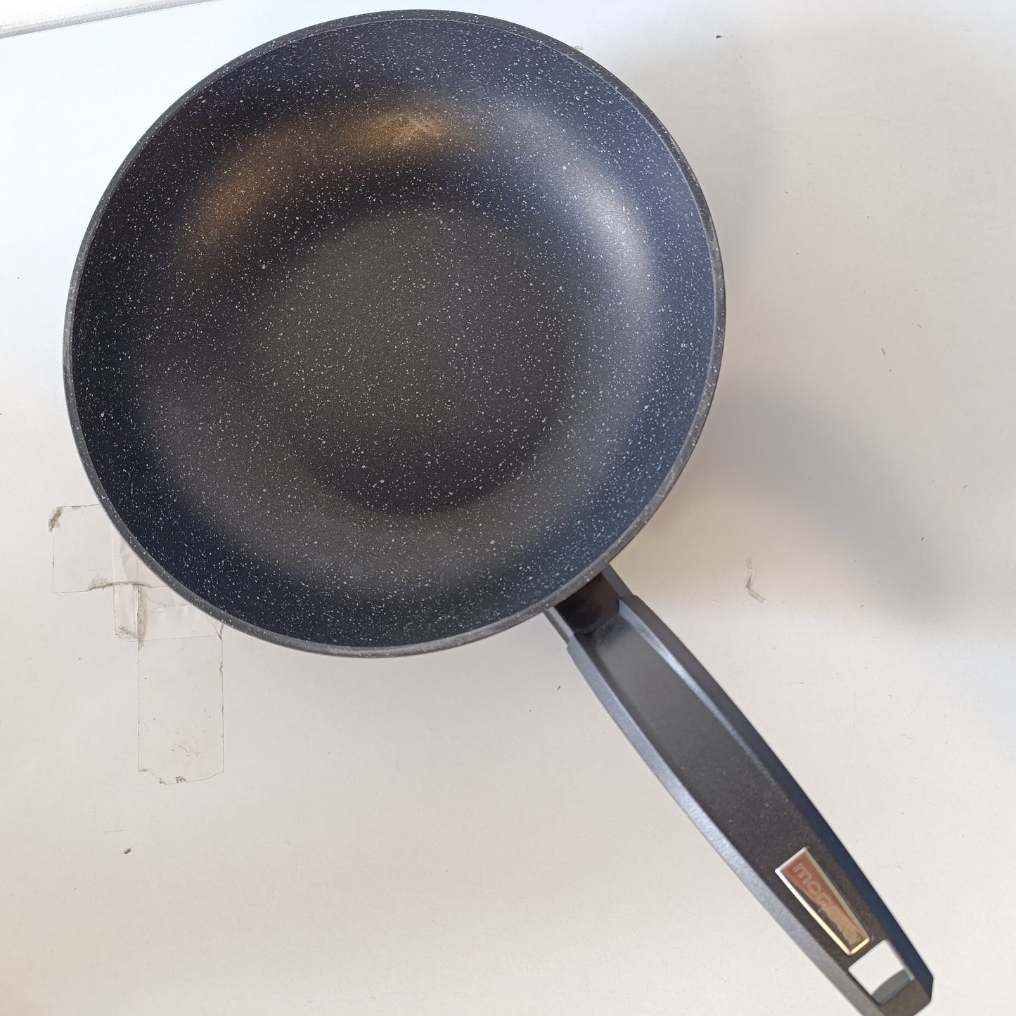 187470 - MONETA Enë Gatimi Wok Jo-ngjitëse, Prej Guri Hercules, Alumini i Veshur, E Zezë, 28 cm