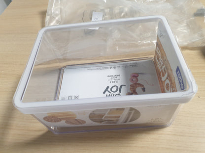 216108 - ROTHO Enë drejtkëndëshe 2.25l me kapak, plastike (SAN) pa BPA, 20.0 x 15.0 x 9.6 cm