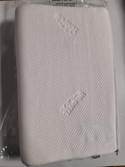 175111 - TEMPUR Jastëk Gjumi Original me Shkumë Memorieje, Mbështetje Ergonomike për Qafë, Ndjeshmëri e Fortë, Madhësi M (50 x 31 x 10/7 cm), Ngjyra e Bardhë