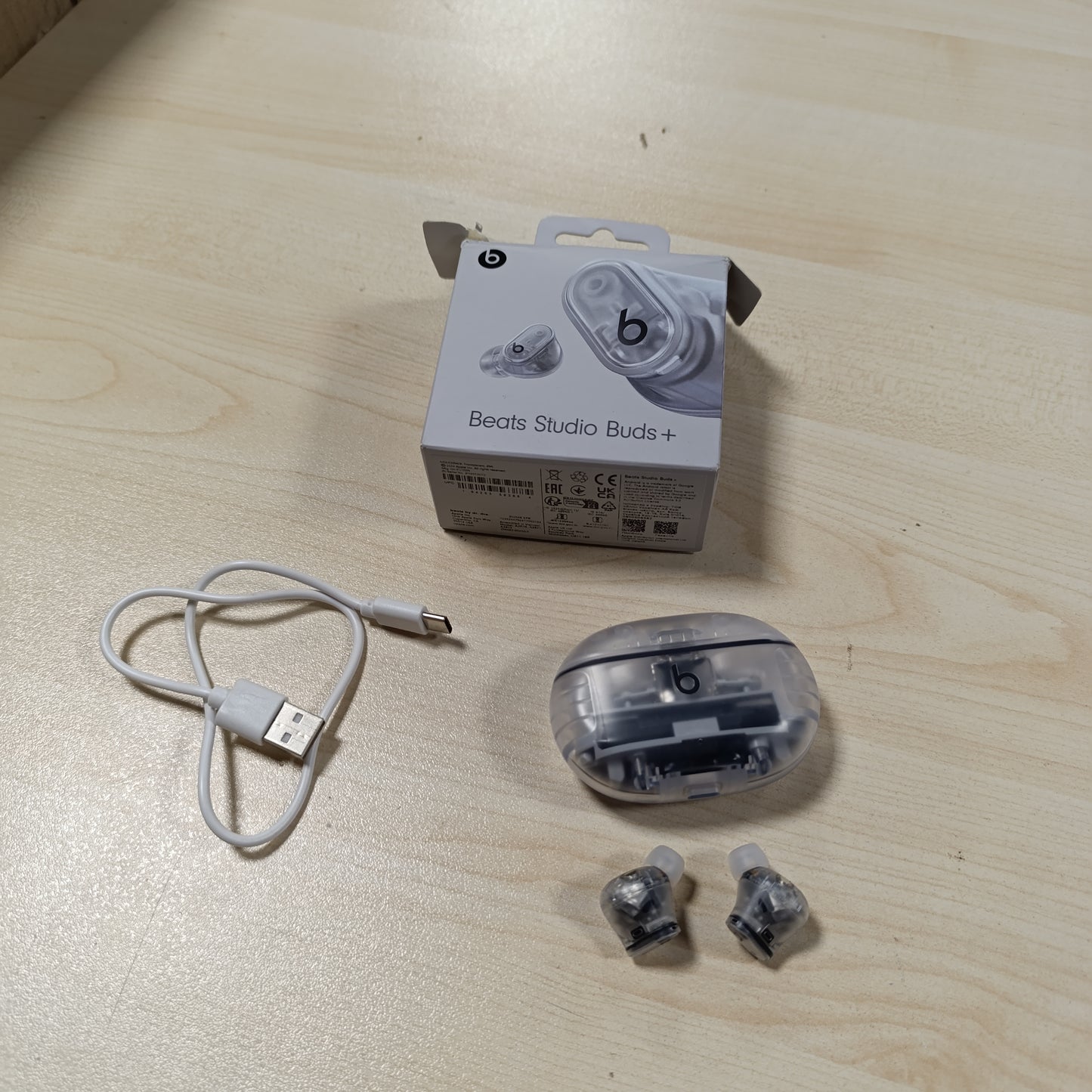 267666 - BEATS Kufje Studio Buds+, kufje truly wireless me anulim zhurme, përputhshmëri e përmirësuar me Apple dhe Android, mikrofon i integruar, audio hapësinore, Bluetooth