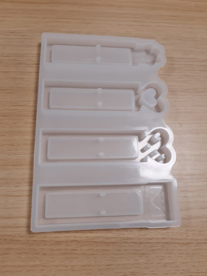 198791 - FORMA SILIKONI Për Dhuratat e Pashkëve nga PARASH, Set Prej 4 Copë, Forma Lepuri dhe Çokollatë, Për Përdorim me Gips