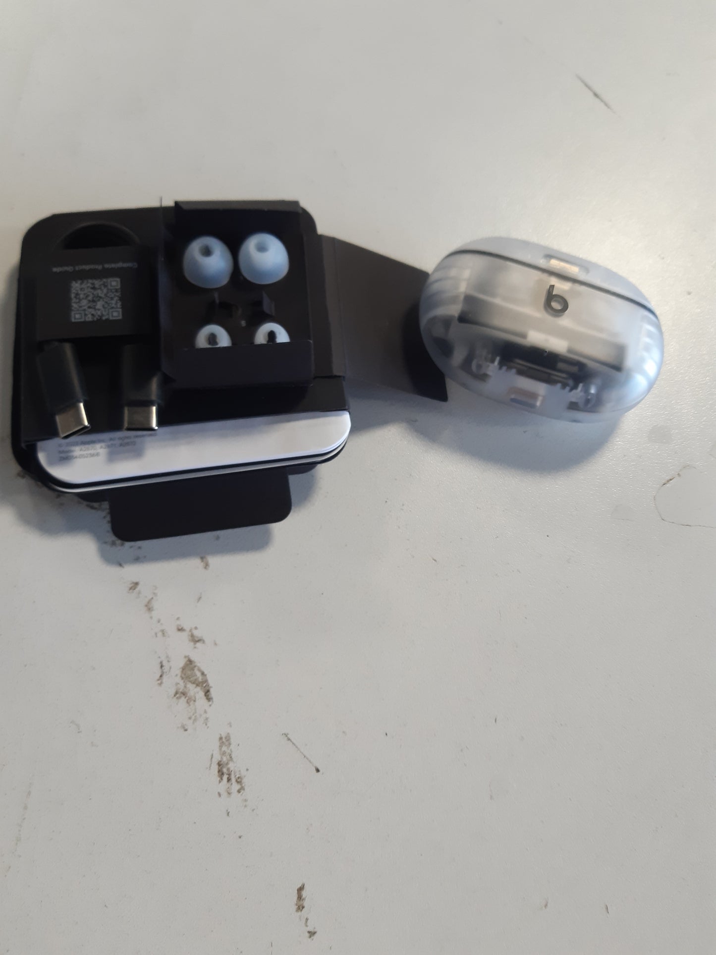 267594 - BEATS Kufje Studio Buds+ Truly Wireless me Anulim Zhurme, Përputhshmëri e Përmirësuar me Apple dhe Android, Mikrofon i Integruar, Bluetooth me Audio Hapësinore – Transparente