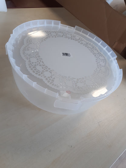 184832 - SNIPS Mbajtëse për Torta, Kuti Transporti me 4 Kapëse Sigurie, Dimensionet 28 x 9 cm, E Prodhuar në Itali