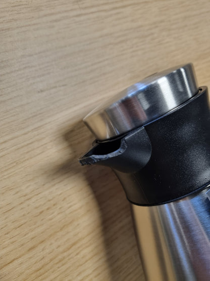 200285 - EMSA Enë e Izoluar, 1.5L, Çelik Inox, Mba të nxehtë për 12 orë & të ftohtë për 24 orë, e papërshkueshme nga rrjedhjet, Dorezë jo-rrëshqitëse, e Zezë, Modeli 514499