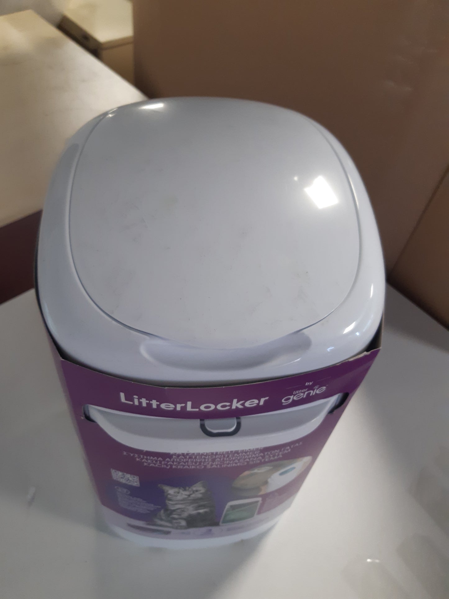 240177 - LITTERLOCKER Kova ORIGJINALE e mbeturinave të maceve, 50% më efikase