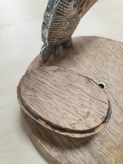227876 - MUD PIE TURTLE - Mbajtëse peshqiri letre, përmasat 15x10 cm, material qeramike