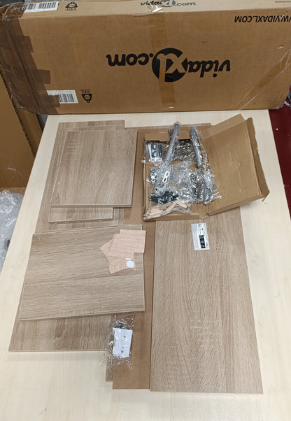 270028 - VidaXL Dollap Muri për Banjo, Ngjyrë Lisi Artizanale 80x25x30 cm, Dru i Inxhinieruar