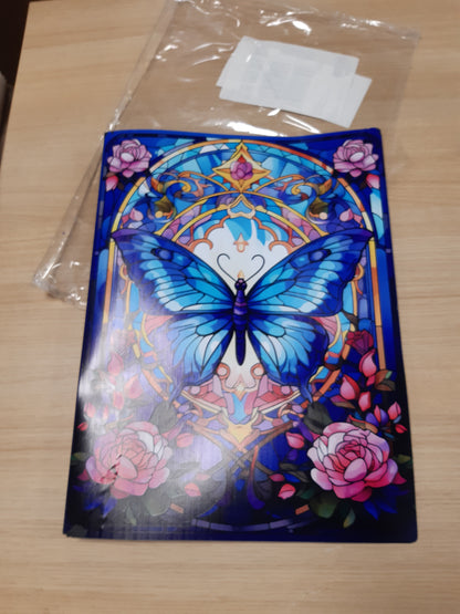 197564 - BELLATOI Album Pikturash A3 me Diamante 5D, vend për Pikture 30x40cm, Mban 60 Fletë, 30 Faqe, Mbulesë me Ngjyrë, Flutur