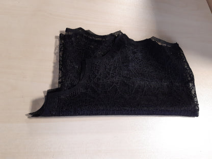 138446 - 2 MBSULESA TAVOLINE Named për të COTTON, Vintage Qëndisur Dantelle Dekor - Dyzmetër