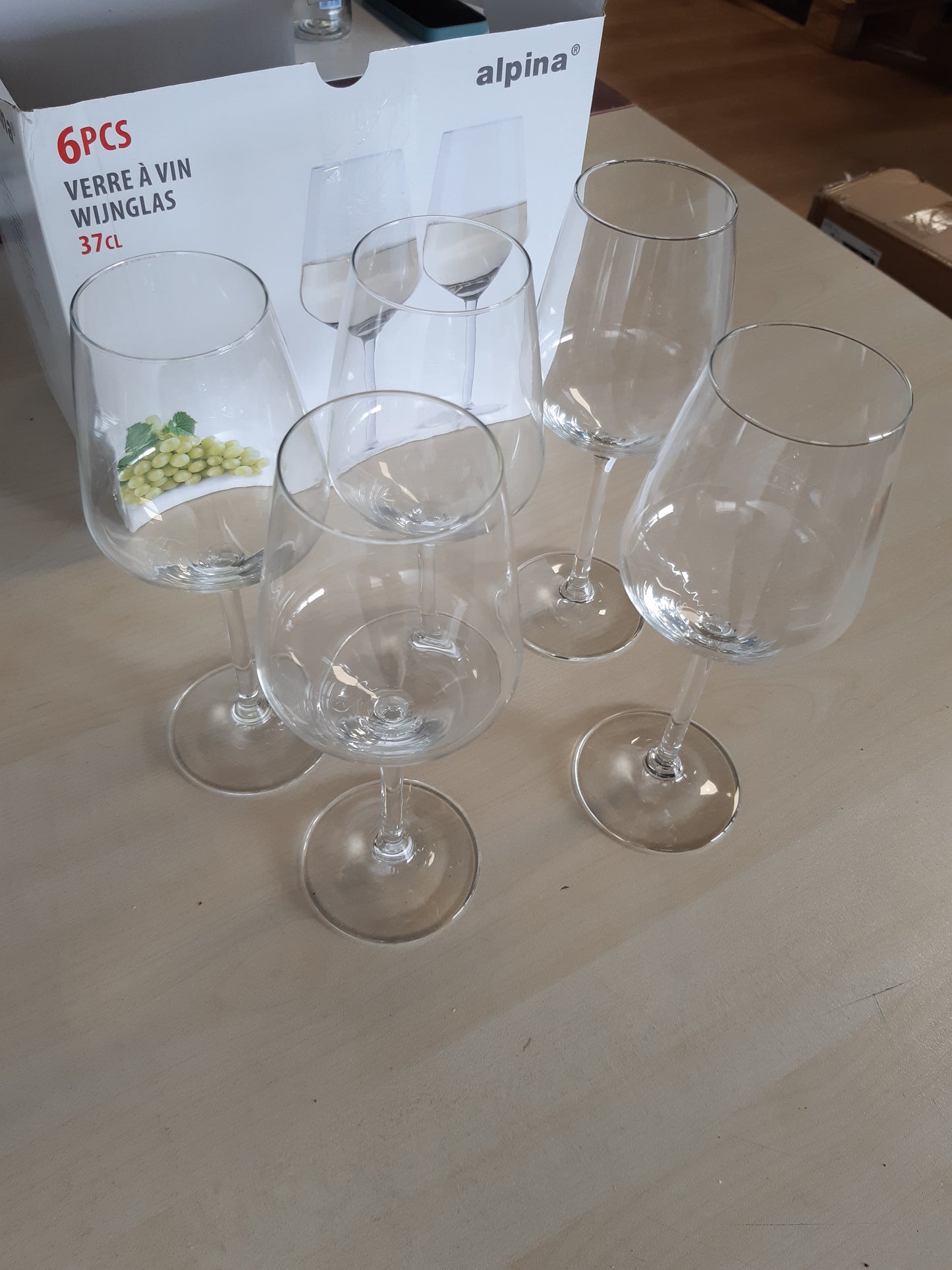 247047 - Alpina Gotë Vere, 37cl, Verë e Bardhë, 6 copë
