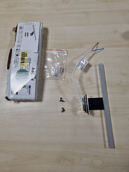 242095 - AOGLED Dritë pasqyre për banjo 5W 400LM 30cm 230V 4000K, LED 3-në-1 prej çeliku inox, pa dridhje, me kapëse për pasqyrë, dollap ose mur, 300 mm