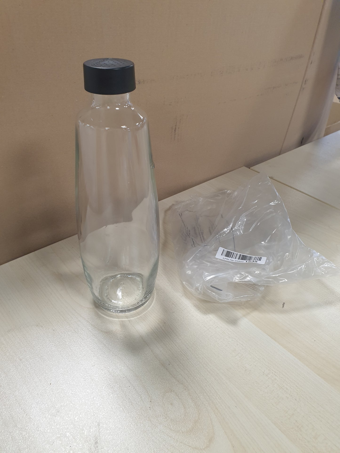 224194 - KARAFË QELQI SODASTREAM PËR PAJISJE DUO PËR UJË TË GAZUAR DHE SODË | I SIGURT PËR LAVASTOVILJE | TRANSPARENT