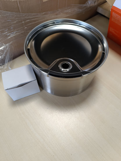 223697 - FEELNEEDY Shatërvan Automatik Uji për Mace 3.5L, Çelik Inoks 304, Dizajn Rubineti, Shatërvan i Heshtur, Multi-Filtrim, 3 Filtra, 1 Ngarkues USB 5V 1A