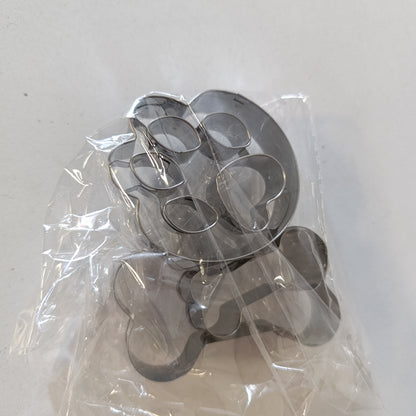 225295 - HJZHII Set Prerësish për Biskota me 3 Pjesë, Prerës Çeliku Inox për Biskota dhe Tortë