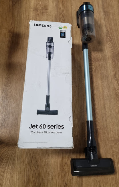 144146 - SAMSUNG Fshesë me Korrent Jet™ 60 Turbo VS15A6031R1/ET pa Tel, pa Qese, Fuqi 150W, Jetëgjatësi Baterie Deri në 40 Minuta