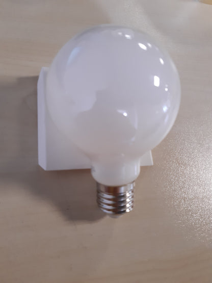 252450 - EGLO Llambë LED E27, llambë Globe Milky, 9 vat (ekuivalente me 75 vat), 1055 lumen, burim drite e bardhë e ngrohtë, 2700 K, llambë G80, Ø 8 cm