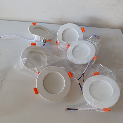 223475 - Dritë LED e futur 230V - 6W, IP44, 4000K, 600LM, diametër i futur 68-80 mm, set prej 6 copësh