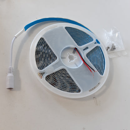 258139 - Shirit LED 12V, i Bardhë i Ftohtë 5M, IP65, 300 LED 5050 SMD, Vetëngjitës