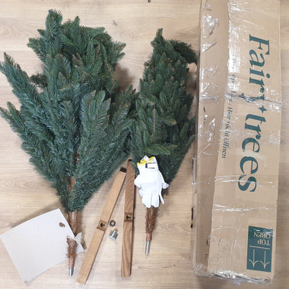 234898 - FAIRYTREES BREDH NORDMANN PREMIUM 180 CM, ELEMENTE REALE TË FORMUARA ME INJESKION, DRURI TË FRASHËRIT, PRODHUAR NË BE